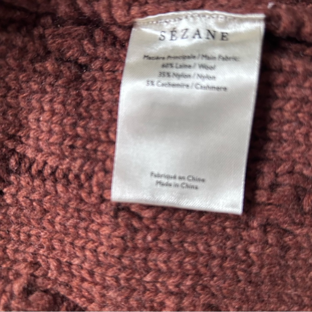 🇫🇷 Rare Sézane Elmut Sweater Cardigan - Picture 9 of 9